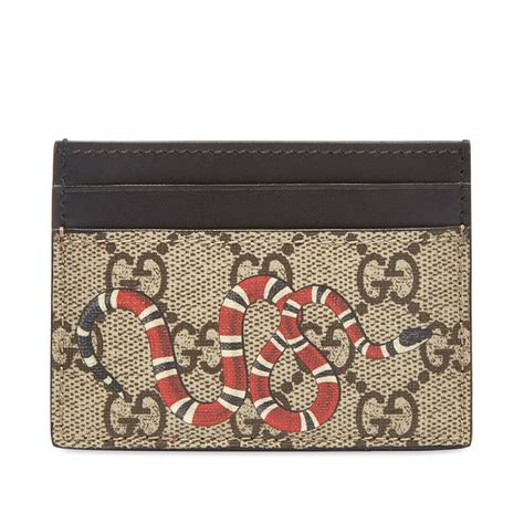 gucci snake card holder replica|authentic gucci snake wallet.